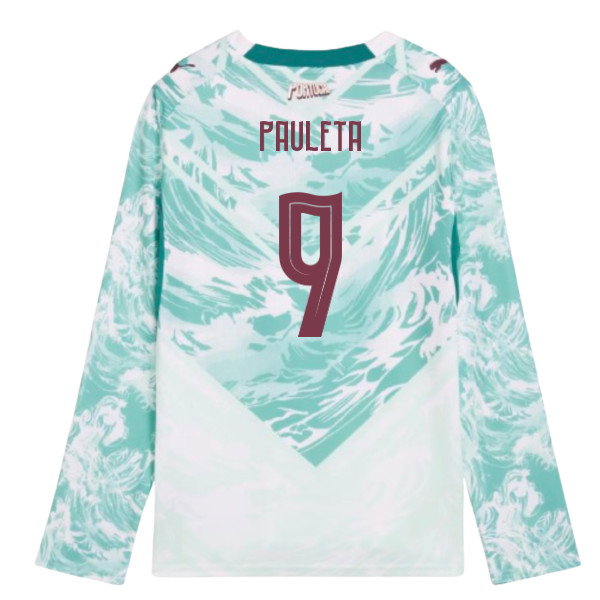 2026-2027 Portugal Long Sleeve Away Shirt (Kids) (Pauleta 9)-SoccerKits Hub | Buy Soccer Jerseys Online